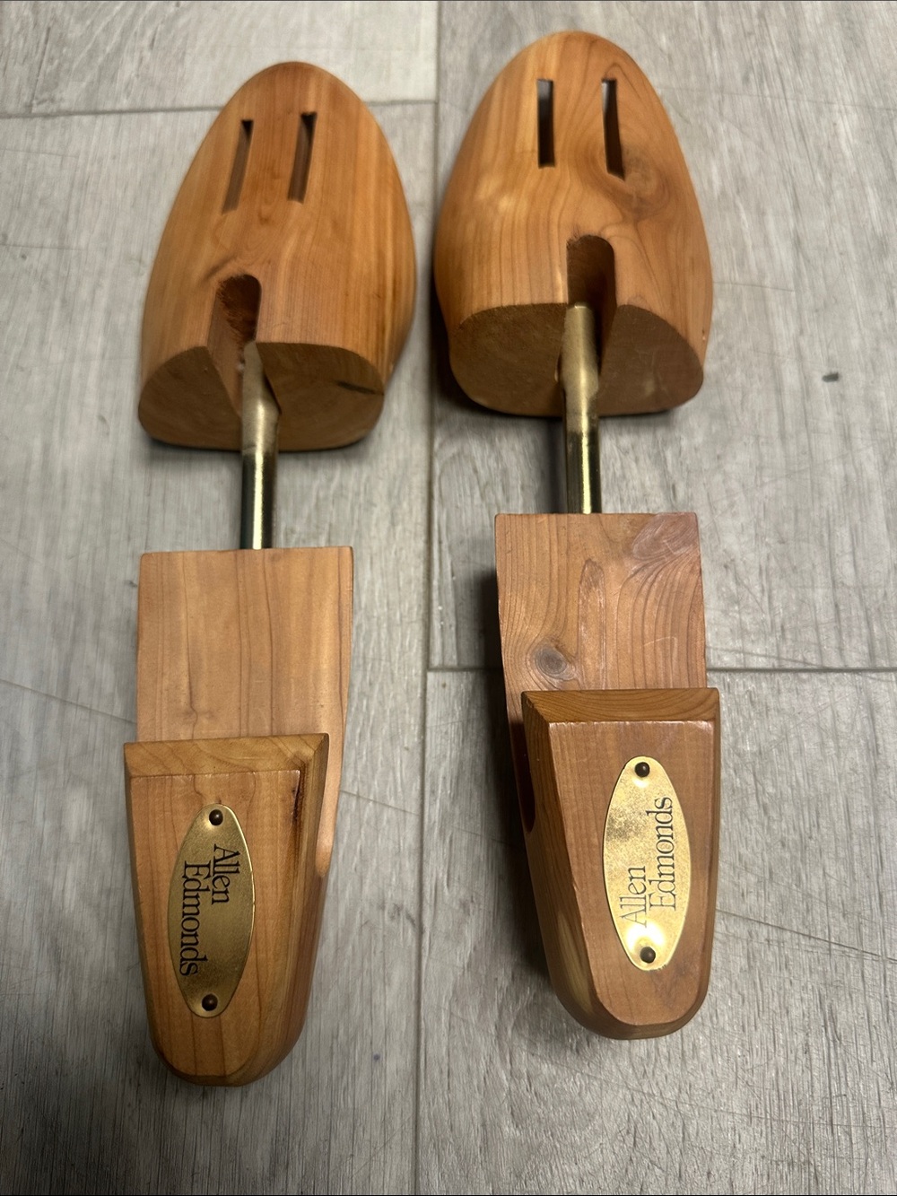 Allen Edmonds Wooden Cedar Shoe Trees - Warm Brown